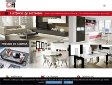 Tablet Screenshot of mueblespedroalcaraz.com